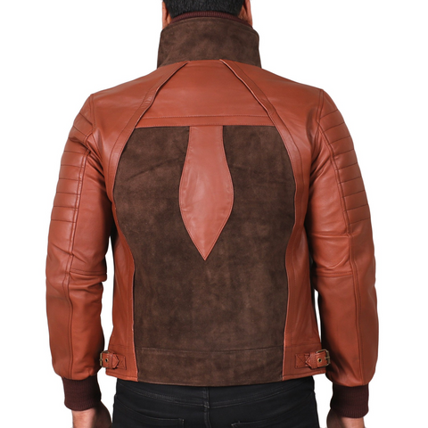Leather Clan Men's Horns Daniel Radcliffe IG Perrish Genuine Leather Jacket (Fencing Jacket)