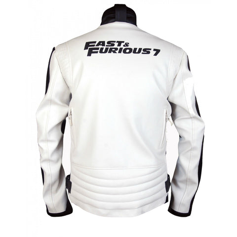 Leather Clan Men's Fast and Furious 7 Dominic Toretto Faux Leather Jacket (Fencing Jacket)