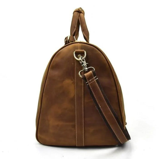 The Bjarke Weekender Handcrafted Leather Duffle Bag