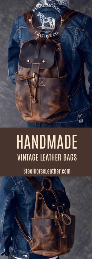 The Olaf Rucksack Vintage Leather Travel Backpack
