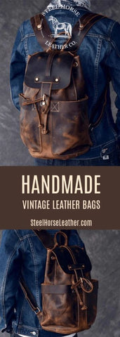 The Olaf Rucksack Vintage Leather Travel Backpack