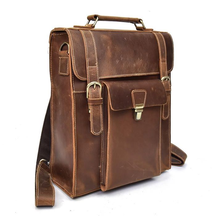 The Vali Backpack Handmade Vintage Leather