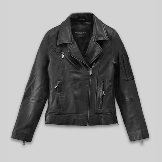 Karen Gillan Leather Jacket