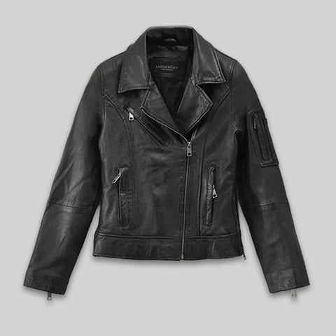 Karen Gillan Leather Jacket