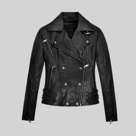 Keira Knightley Leather Jacket