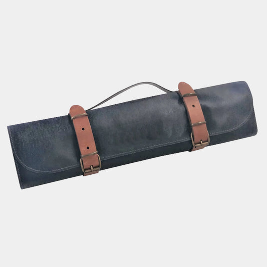 Rustic Leather Knife Roll