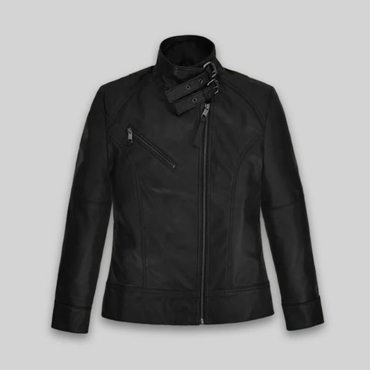 Nina Dobrev Leather Jacket