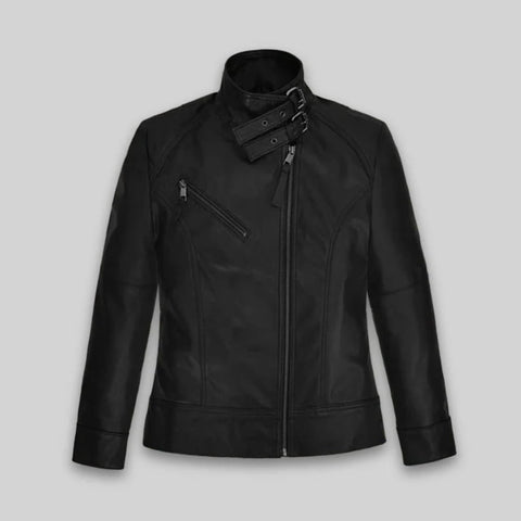 Nina Dobrev Leather Jacket