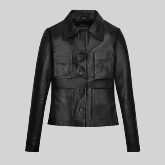 Jenna Ortega Wednesday Leather Jacket