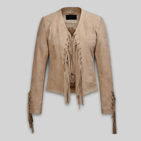 Francia Rasia How I Met Your Father Suede Jacket