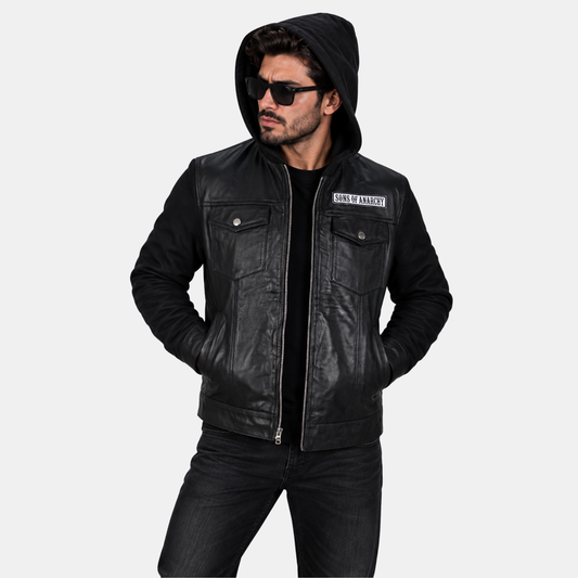 Leather Clan Men's SOA Genuine Lambskin Leather Jacket