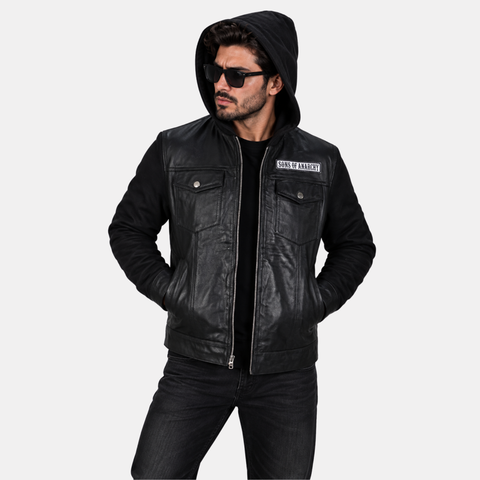 Leather Clan Men's SOA Genuine Lambskin Leather Jacket