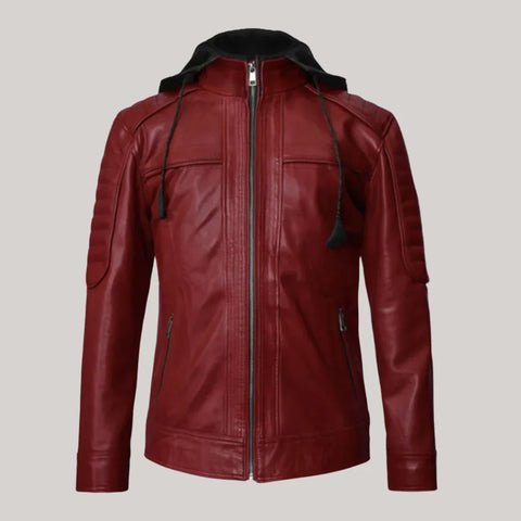 Rodeo Hooded Leather Jacket