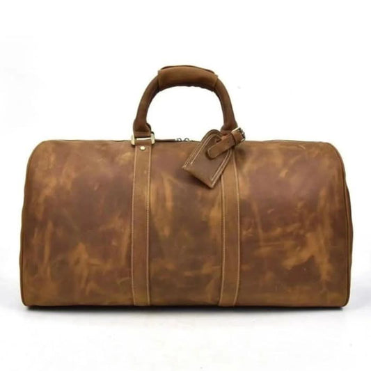 The Bjarke Weekender Handcrafted Leather Duffle Bag