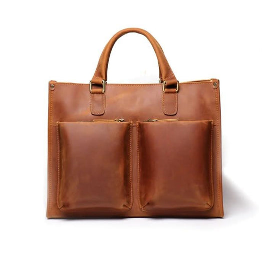 The Dagmar Leather Messenger Bag