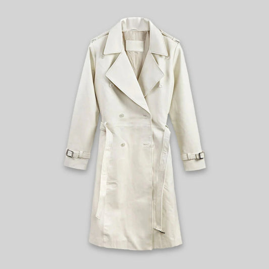 Vanessa Kirby Mission Impossible Fallout Leather Long Coat