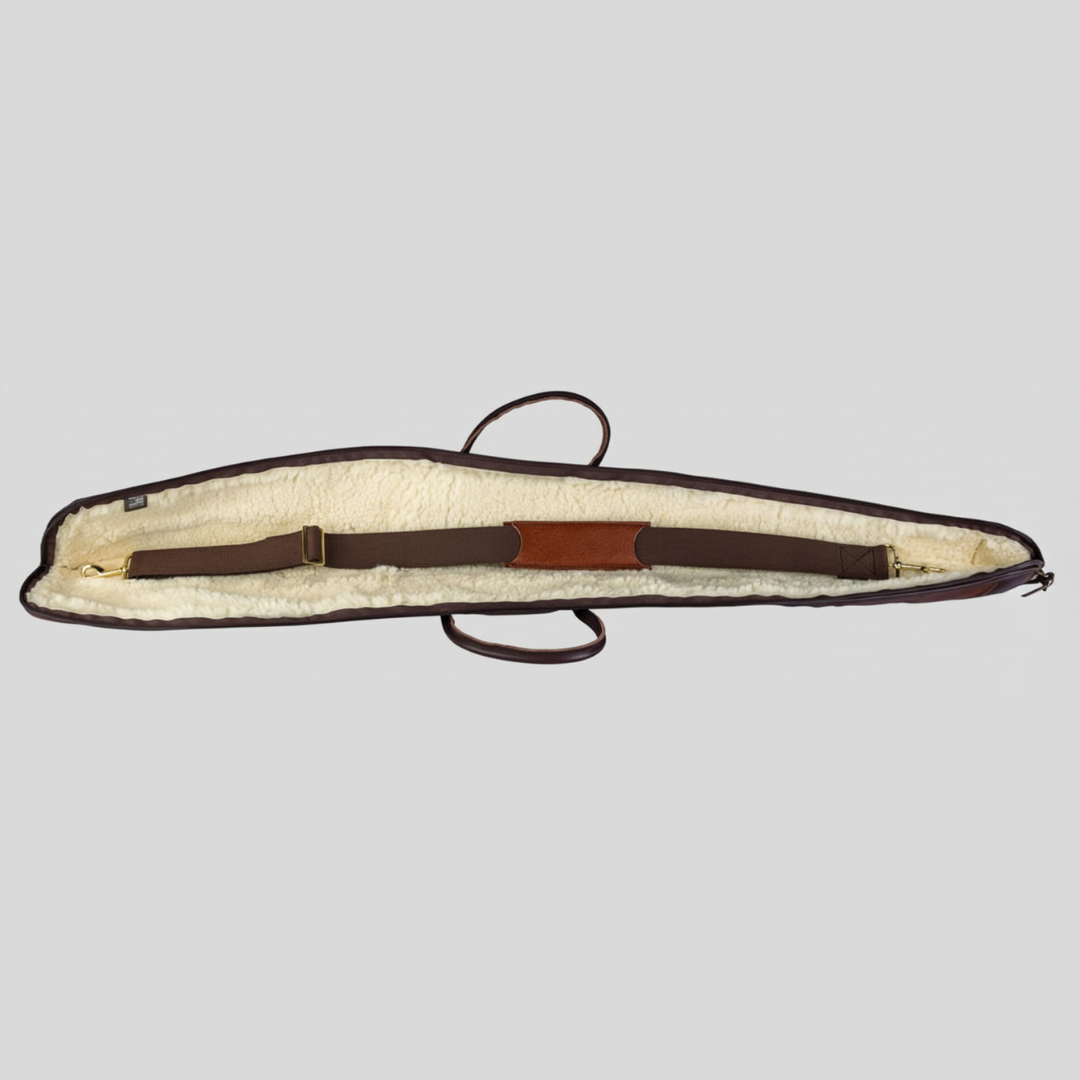 Federal/Duluth Pack Bison Leather Shotgun Case, Brown