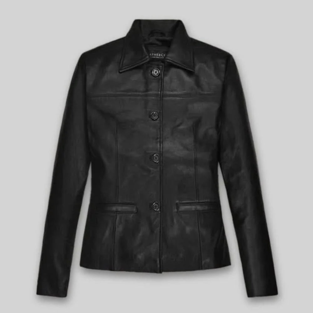 Milla Jovovich Leather Jacket