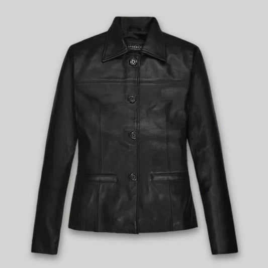 Milla Jovovich Leather Jacket