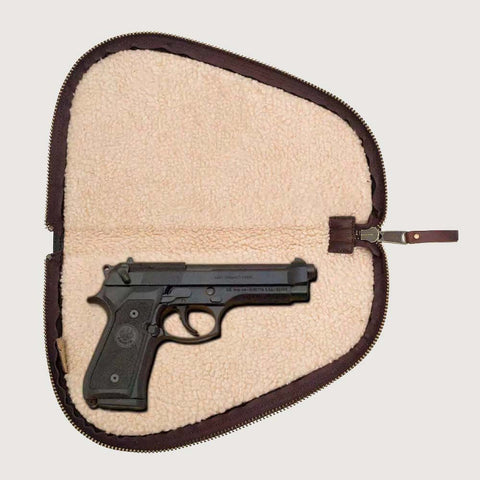 Leather Hunting Pistol Case