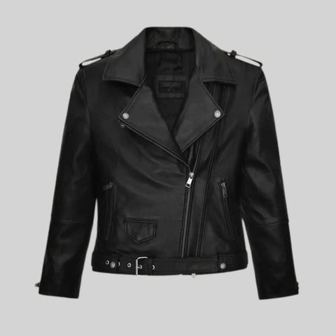 Natalie Portman Vox Lux Leather Jacket #1