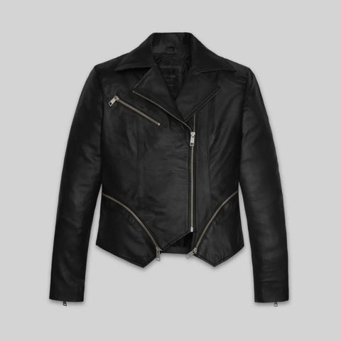 Morena Baccarin Last Looks Leather Jacket