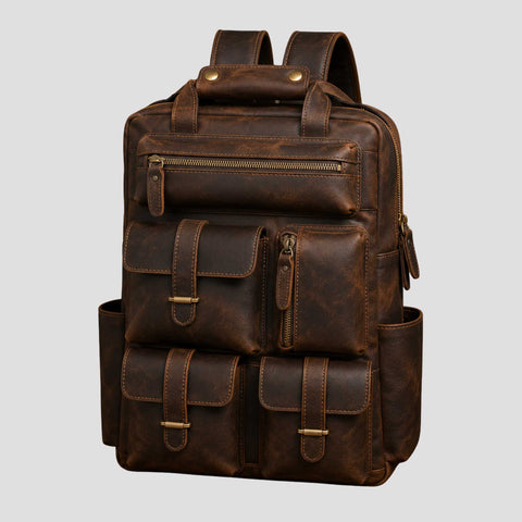 Ivy Handmade Genuine Leather Backpack
