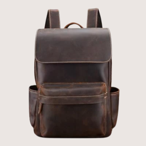 The Helka Backpack Genuine Vintage Leather Backpack