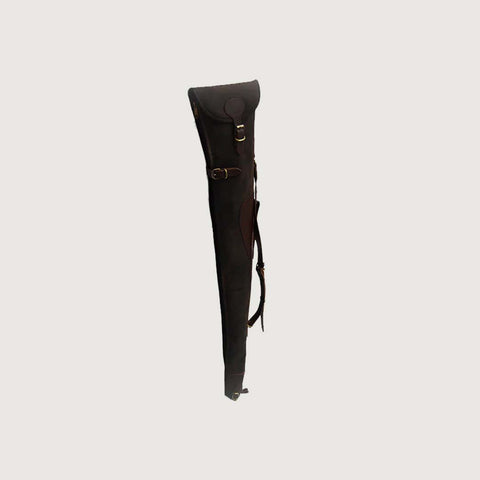 Leather Shotgun Slip Case Waxed Brown
