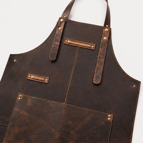 DarkBrew Barista Leather Apron