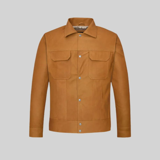 Lucas Bravo Emily In Paris Leather Jacket - Leather Clan