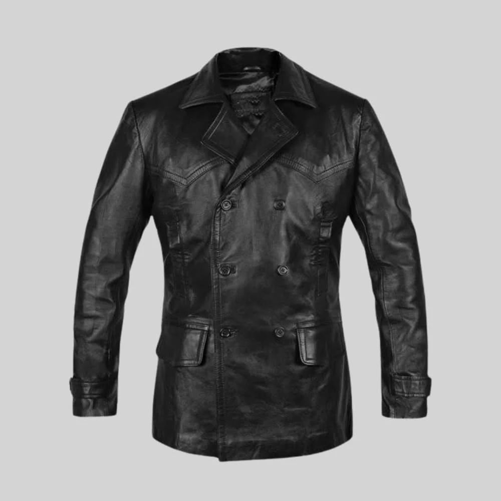 David Tennant Doctor Who Leather Trench Coat - Leather Clan