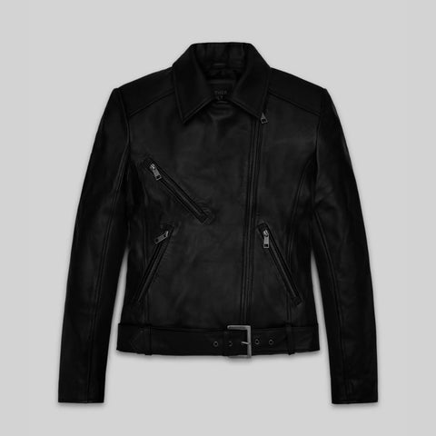 Dianna Agron Leather Jacket #2