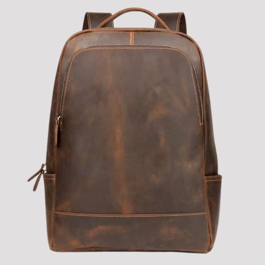 Sage Leather Backpack