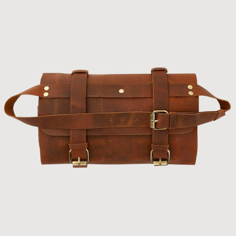 Heavy Duty Leather Chef Knife Roll