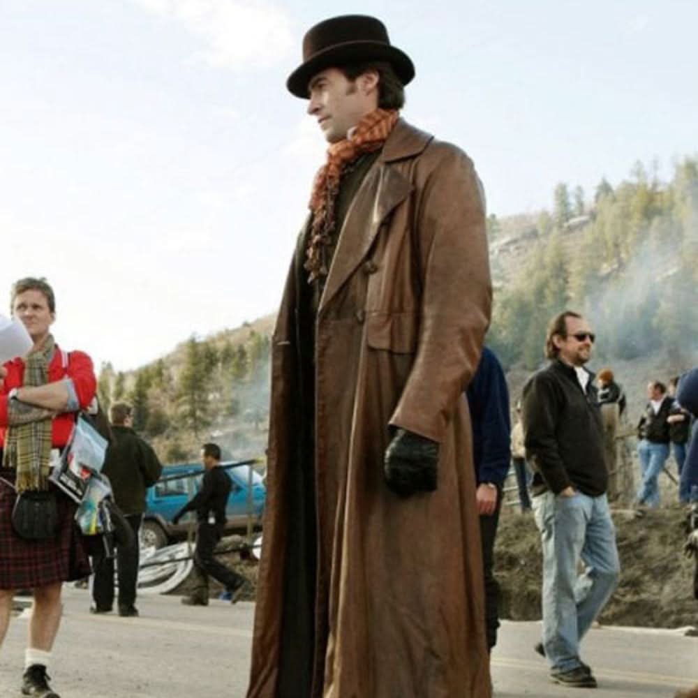 Hugh Jackman The Prestige Leather Long Coat