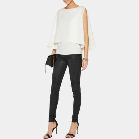 FAUX LEATHER-PANTS