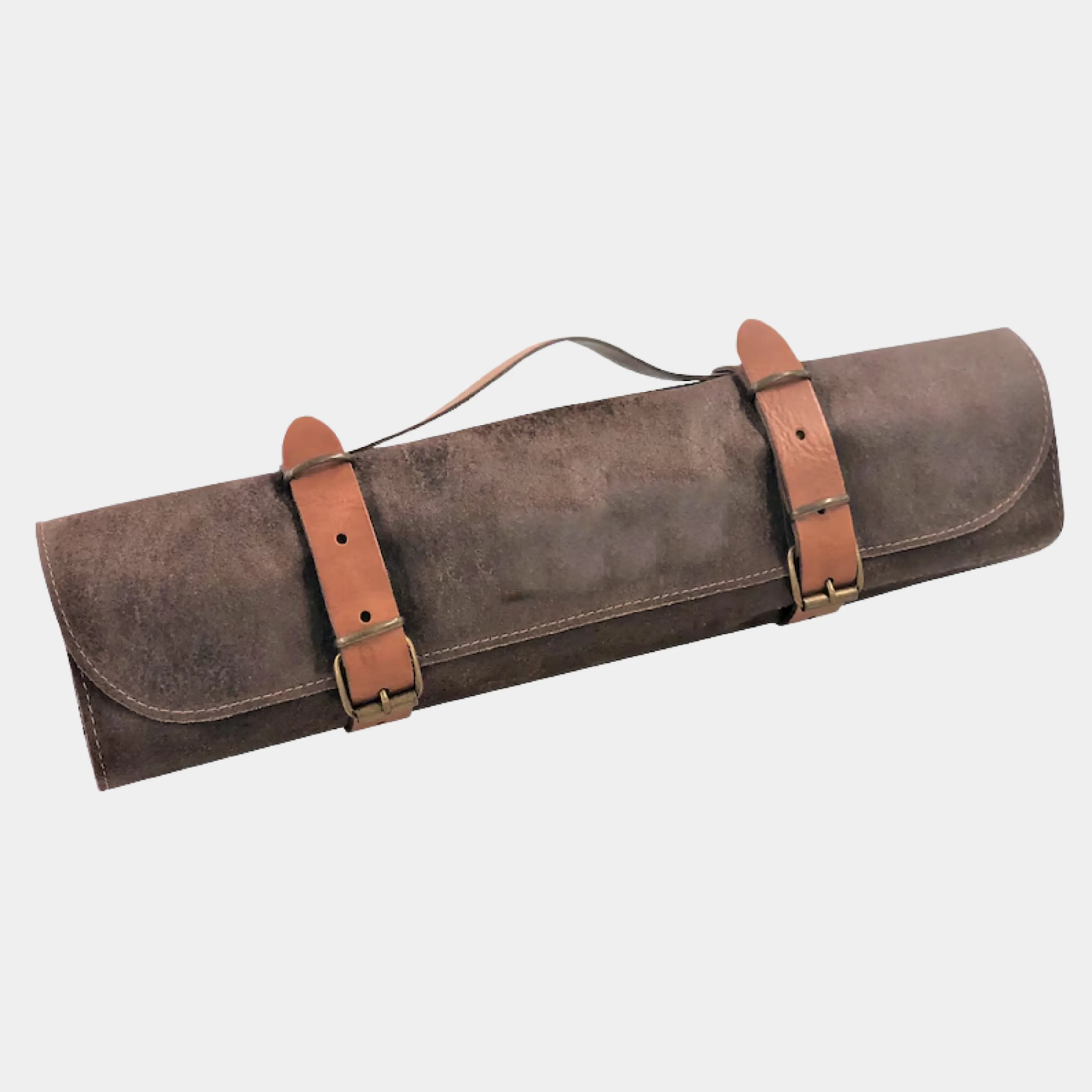 Rustic Leather Knife Roll