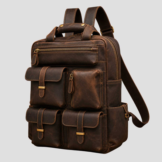 Ivy Handmade Genuine Leather Backpack