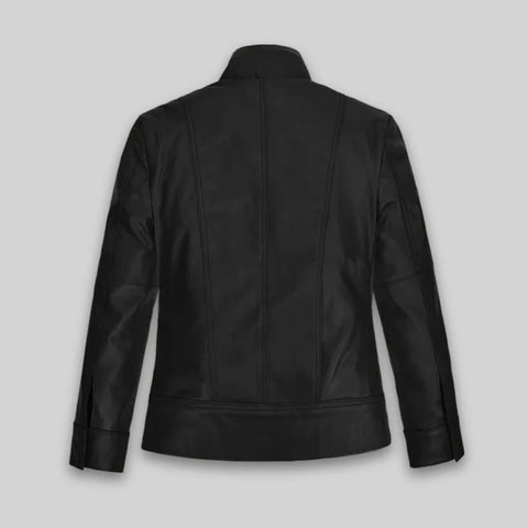 Nina Dobrev Leather Jacket