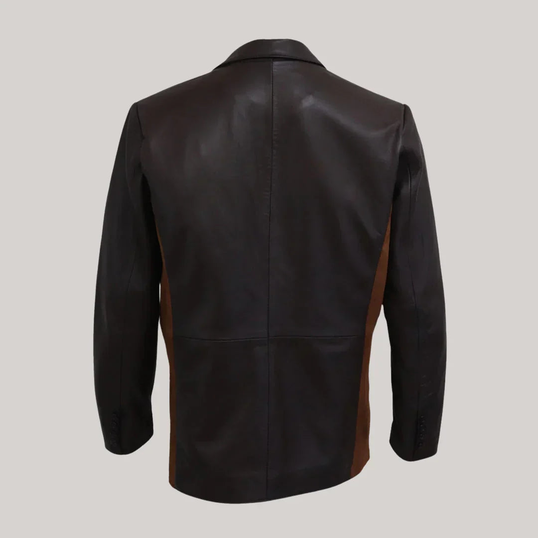 Rustic Ridge Leather Coat