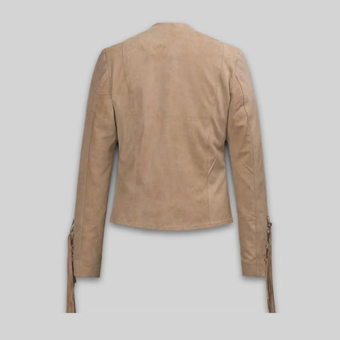 Francia Rasia How I Met Your Father Suede Jacket