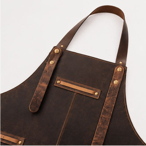 DarkBrew Barista Leather Apron