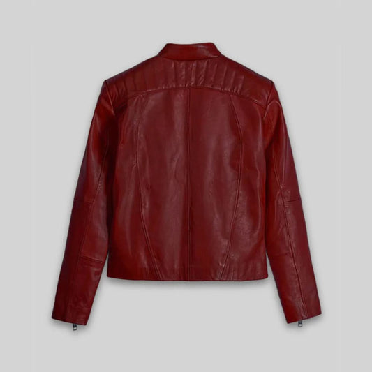 Kaya Scodelario Resident Evil Leather Jacket