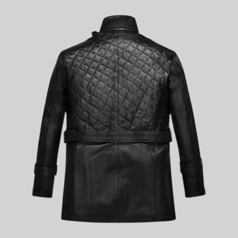 Victoria Beckham Leather Trench Coat