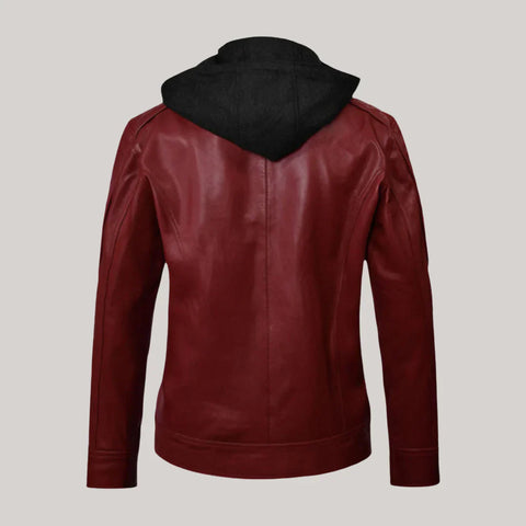 Rodeo Hooded Leather Jacket