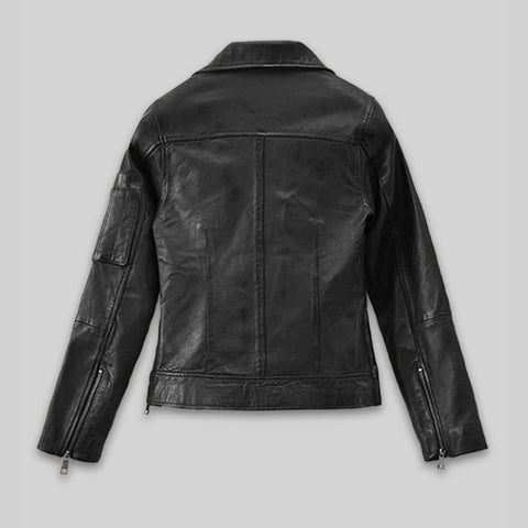 Karen Gillan Leather Jacket