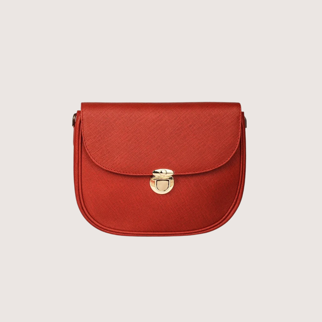Red Ember Leather Handbag