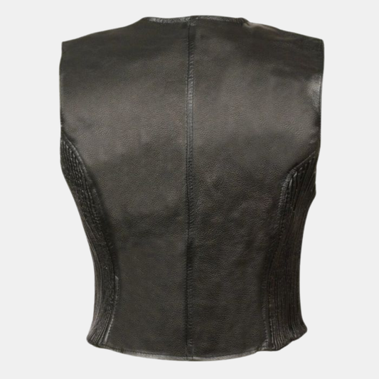 Milwaukee Black Leather Vest