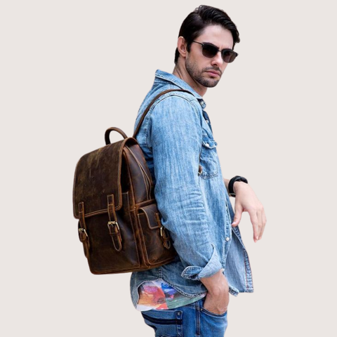 The Freja Backpack Handcrafted Leather Backpack